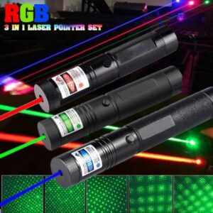 Drei Farben Laserpointer Grün-Rot-Blau