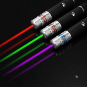 3 x Laserpointer 5mW Grün-Rot-Blau