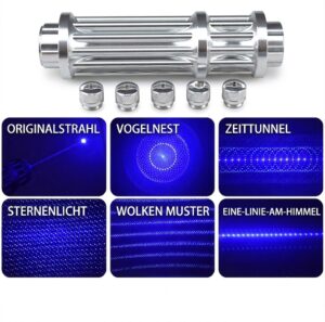 Laserpointer Blau Streichhölzer entzünden