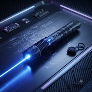 Laserpointer Blau 5000mW "The Rocket"