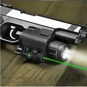 Laservisier Grün Pistole 50mW - 100mW CREE-LED-200 Lumen Lampe